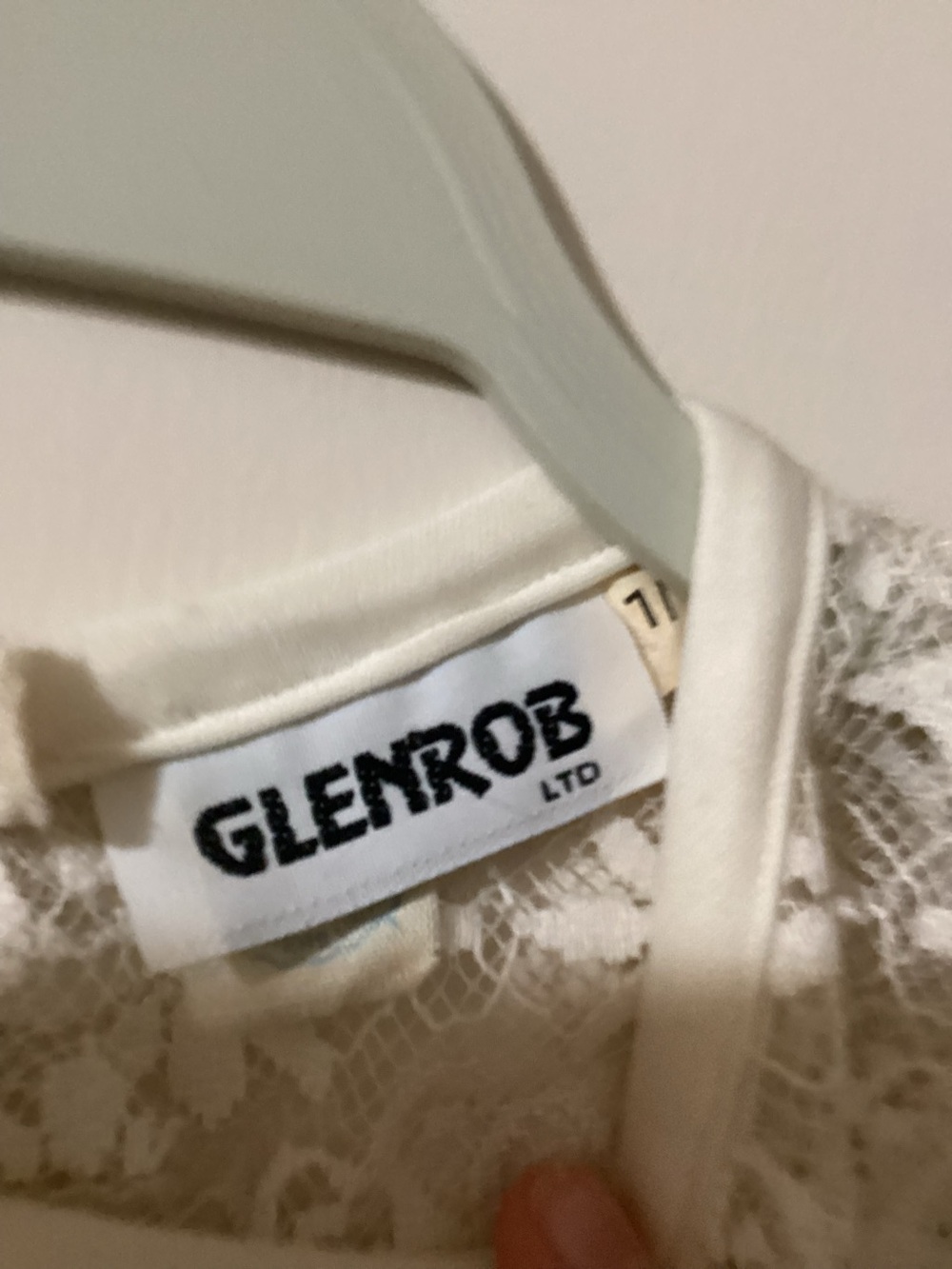 Vintage White Lace Slip Dress W/ Top by GlenRob - Picture 6 of 6